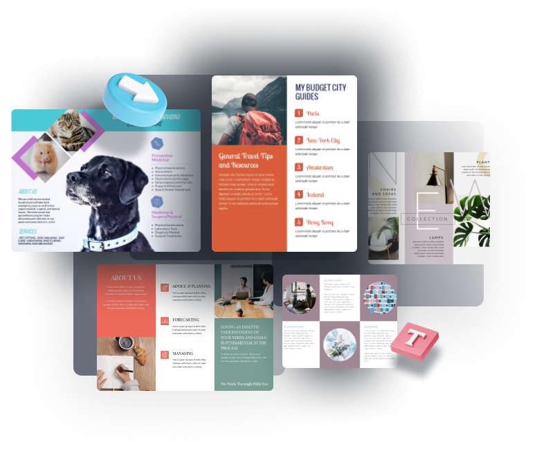 Brochure Design Illustration