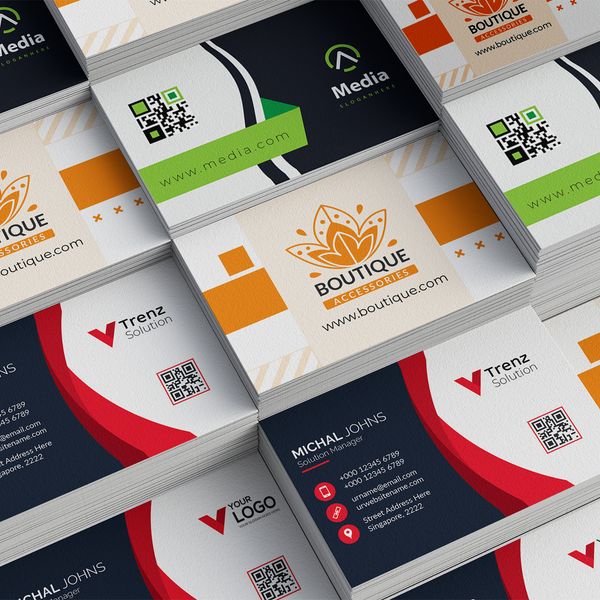 Business Card Design Illustration