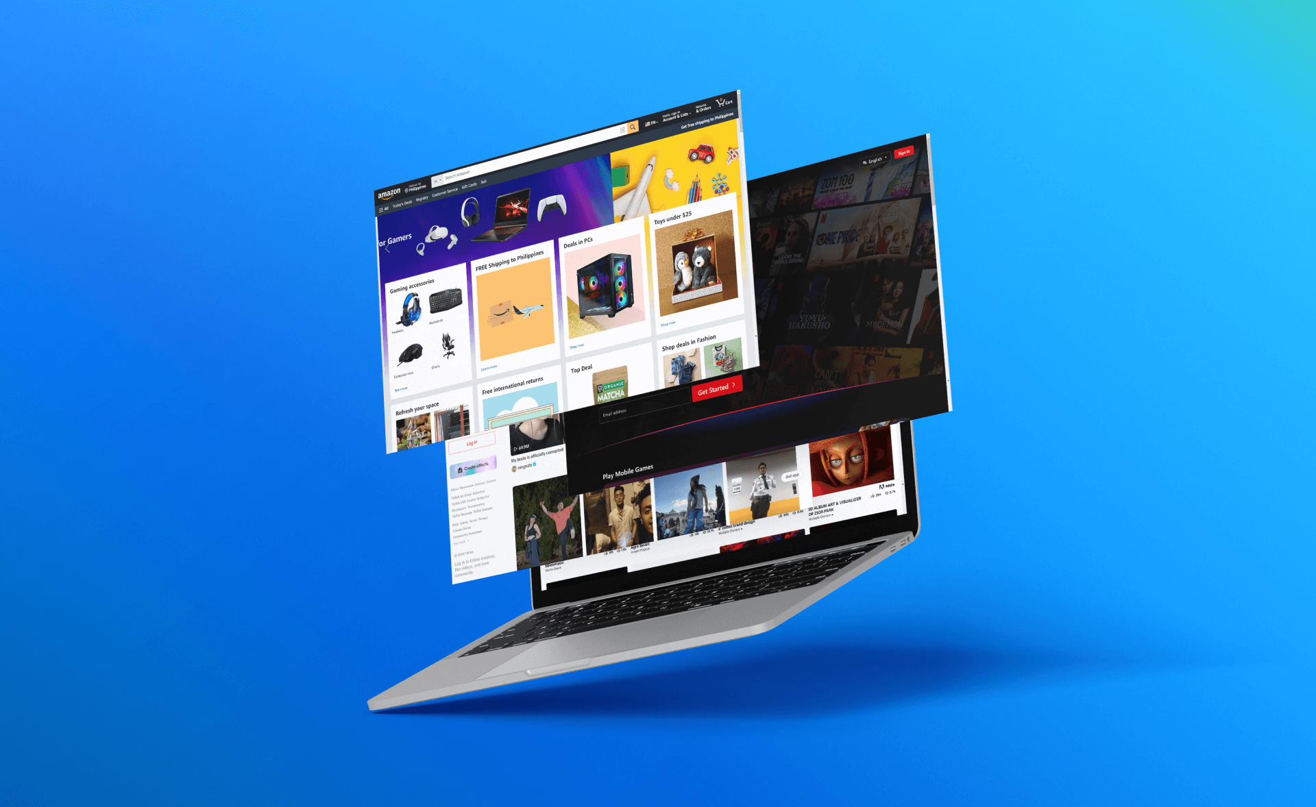 Dynamic Website Illustration