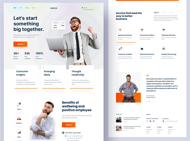 Responsive Business Website