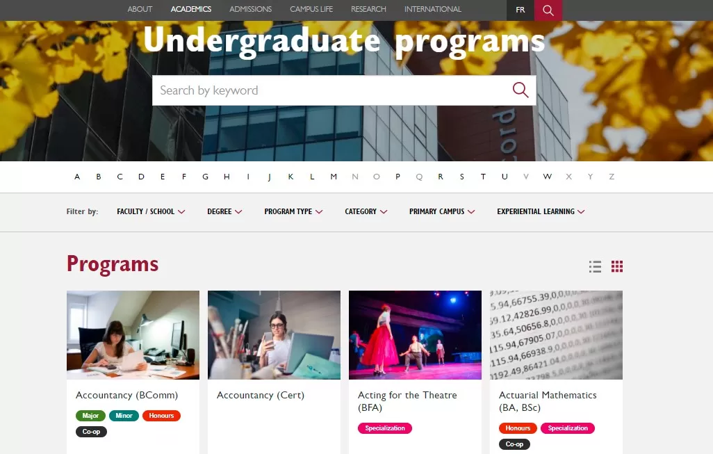 Responsive Educational Website